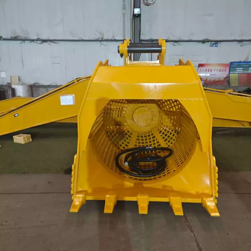 CAT 336용 다기능 로터리 스크리닝 버킷